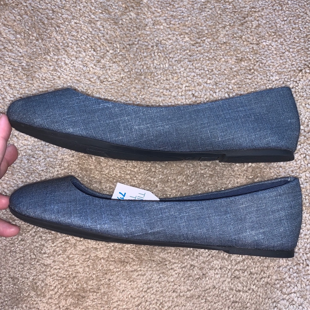Denim Fabric Flats
